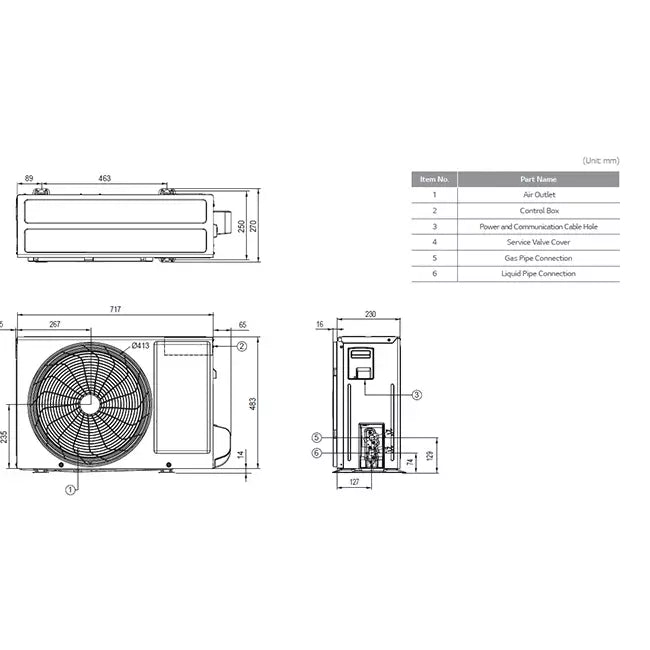 LG Air Purifying Inverter airco R32 2,5 kW set