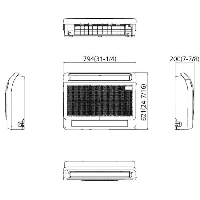 Maxicool Inverter Console airco R32 3,5 kW set