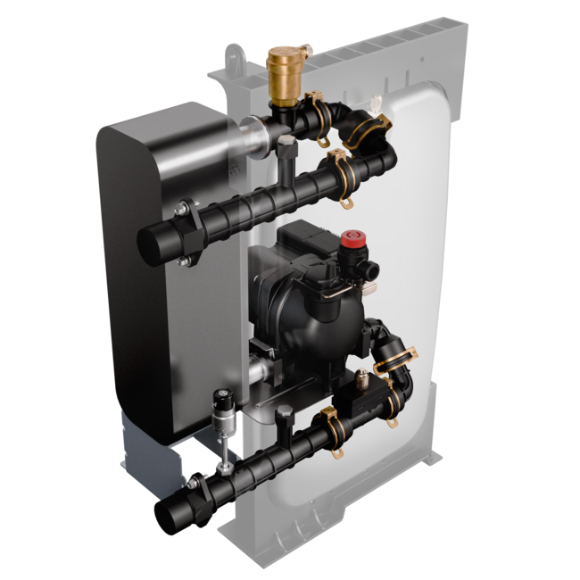 LG Therma-V Monobloc S warmtepomp R32 1 fase 9,0 kW