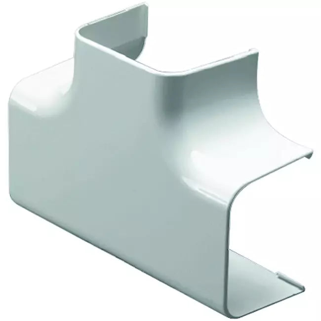 Climaplus airco leidinggoot T-stuk voor montagekanaal 125 x 75 mm RAL 9010 WIT