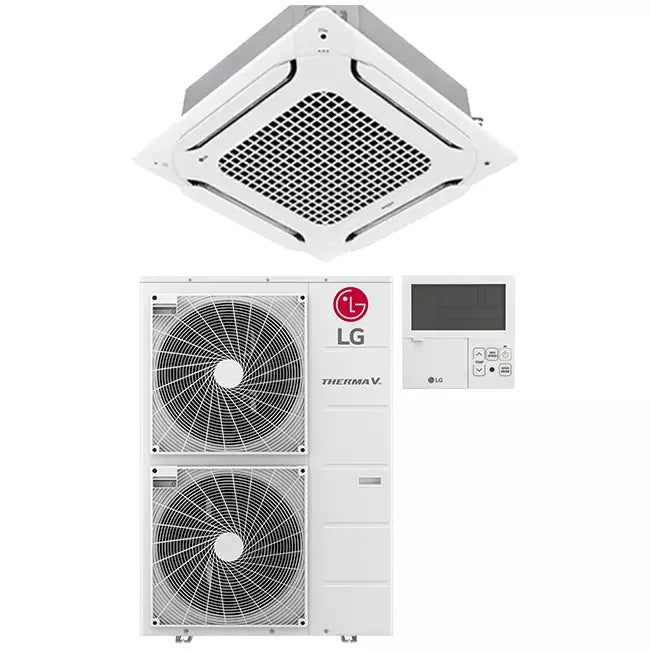 LG Cassette airco met afdekplaat UT36F-S R32 9,5 kW set