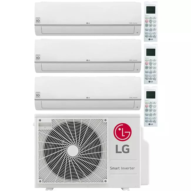 LG Triple split airco MU3R19-090909 R32 3x2,5 kW set