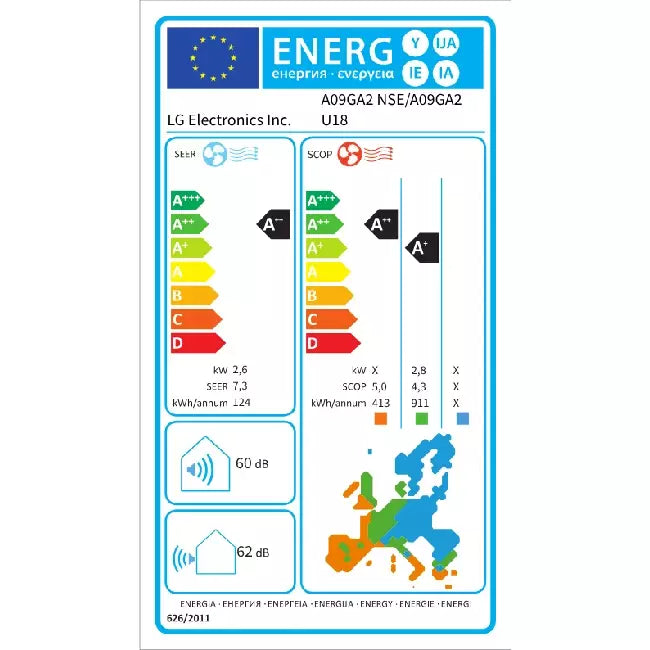 LG Gallery Premium Digital Dual Inverter airco R32 3,5 kW set