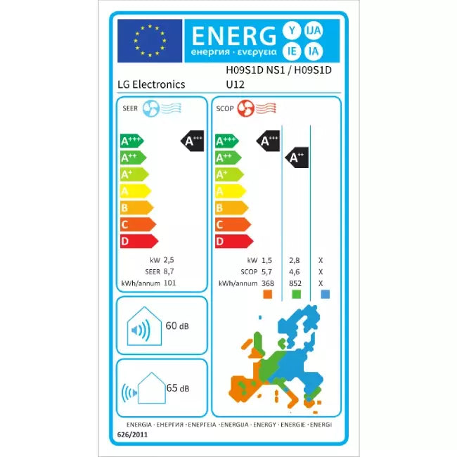 LG Dualcool Deluxe Dual Inverter airco R32 7,0 kW set
