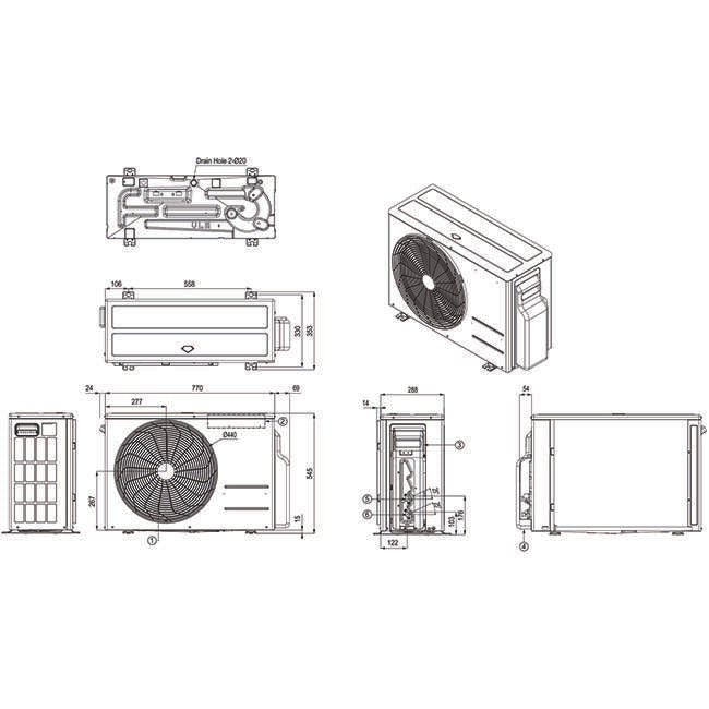 LG ARTCOOL AI AIR Mirror airco R32 2,5 kW Dual Inverter Set