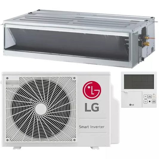 LG Mid static Inverter kanaal airco UM36F-Compact R32 9,5 kW set