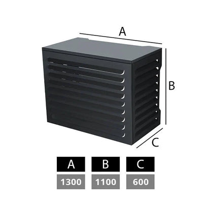 Airco en warmtepomp omkasting RAL7024 antraciet